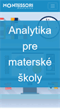 Mobile Screenshot of montessorianalytics.com