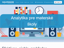 Tablet Screenshot of montessorianalytics.com